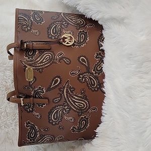 MICHAEL KORS PAISLEY PRINT XL PURSE